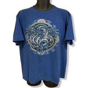 Vintage Y2K Request Dragon Graphic T-Shirt